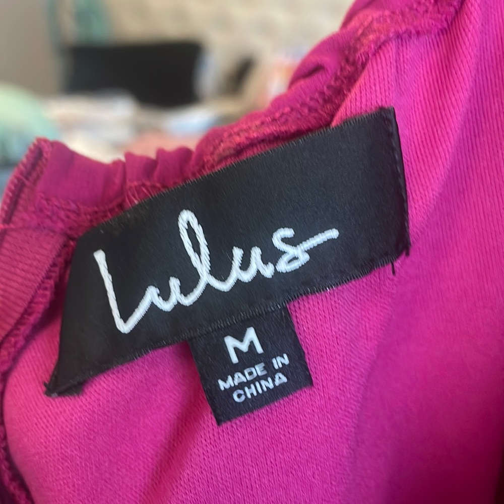 Pink Lulus dress Medium